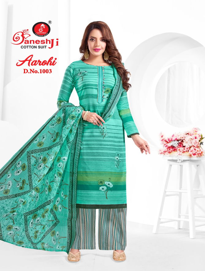 Ganeshaji Aarohi 1  Casual Daily Wear Cotton Printed Dress Material Collection